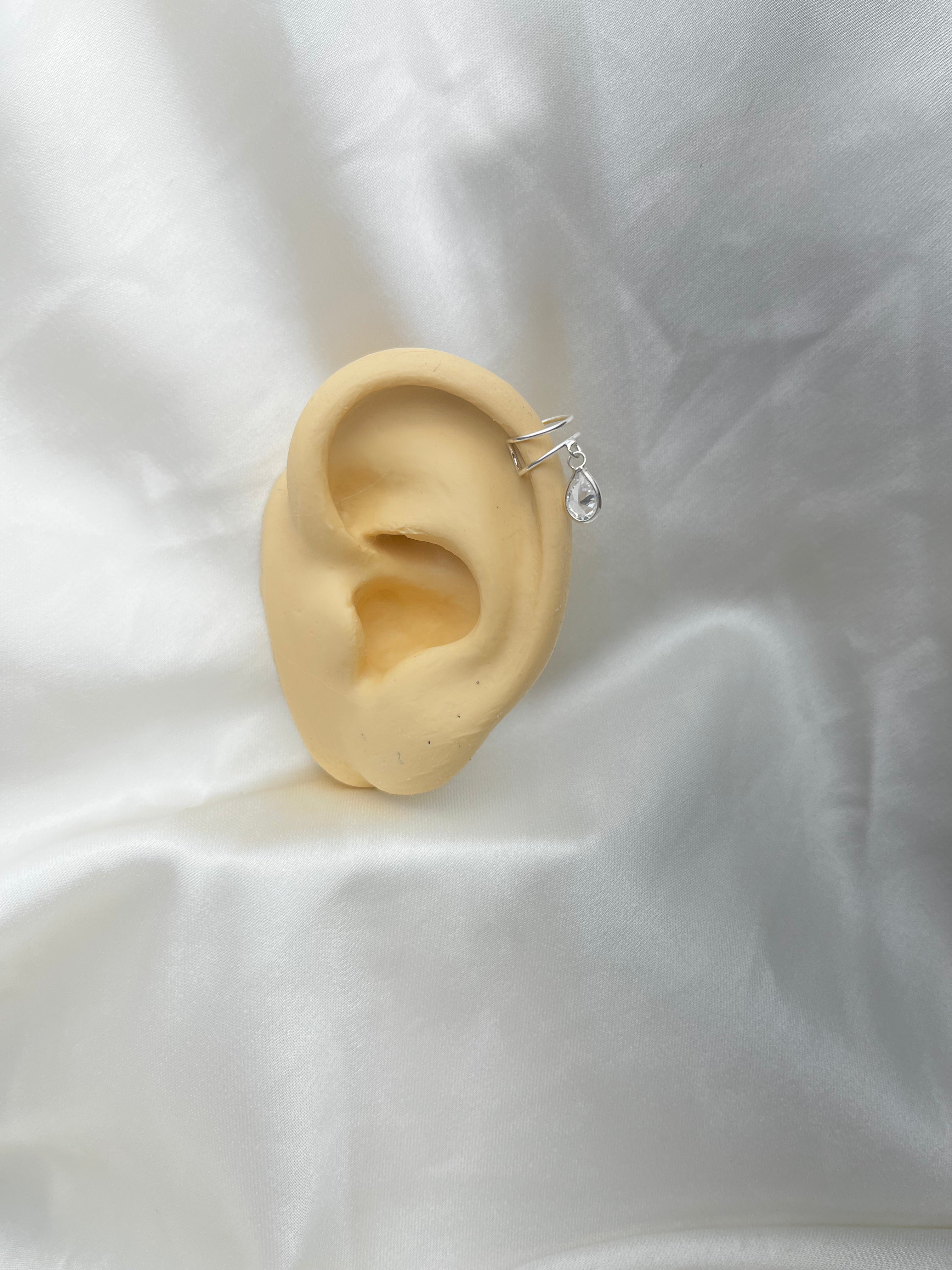 PIERECING DE PRESSÃO DUPLO GOTA