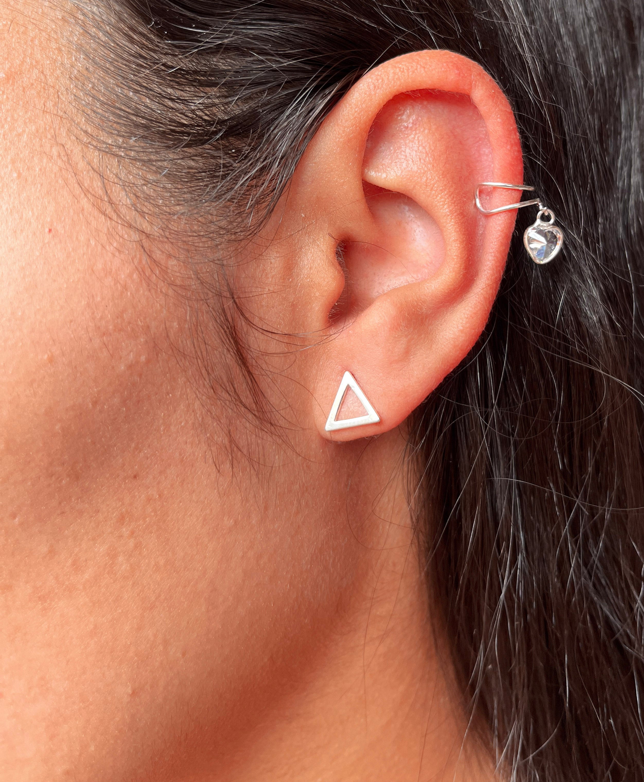PIERCINGS DE PRESSÃO DUPLO CORAÇÃO
